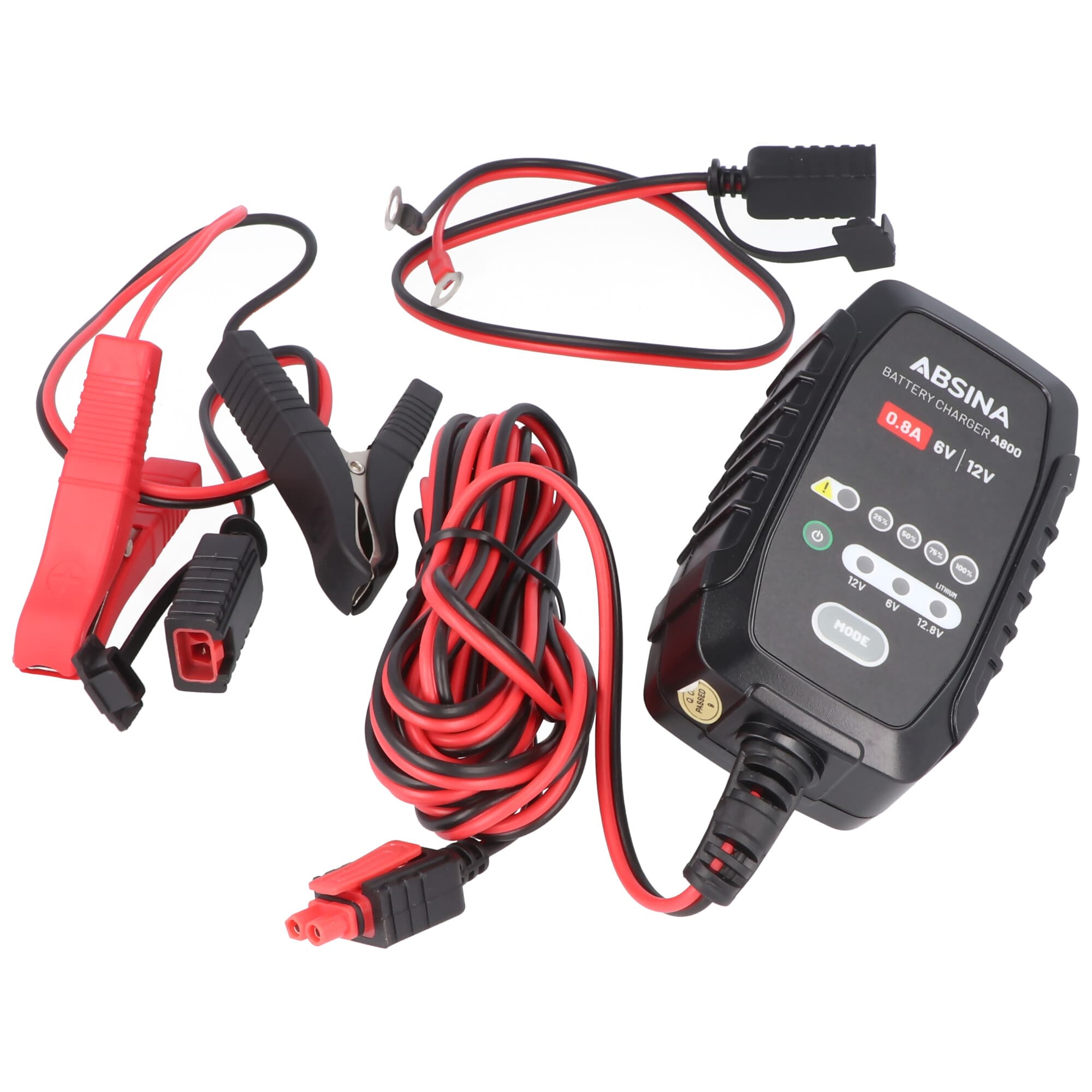Chargeur rapide plomb, gel et lithium, le chargeur 7 étapes pour batteries plomb 12V, 6V