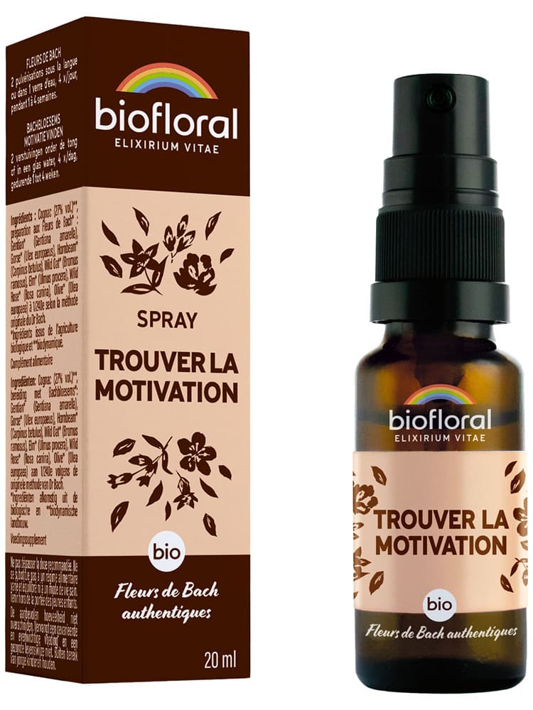 Biofloral Trouver la Motivation Spray Bio 20 ml